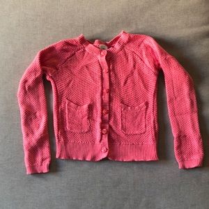 Carters Pink Button Down Cardigan